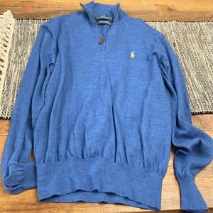 Polo by Ralph Lauren men’s merino wool quarter zip
